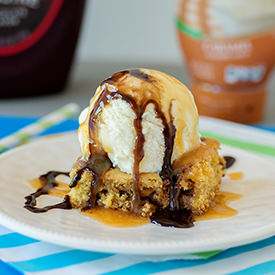 Snickers Cookie Bar Ice Cream Sunda - Recipe photo by shariblogs