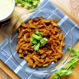 Sweet & Sour Karela - Recipe photo by Chitz