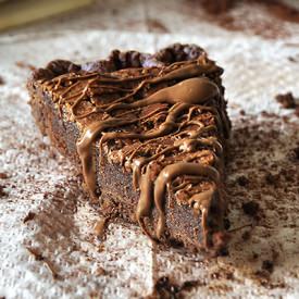 Nutella Brownie Pie - Recipe photo by kouzinista
