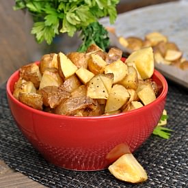 Salt and Vinegar Roasted Potatoes - Recipe photo by PreventionRD