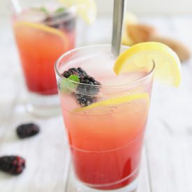 Blackberry Lemon Mocktail - Recipe photo by Running to the Kitchen
