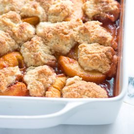 Spiced Peach Cobbler - Recipe photo by inspiredtaste