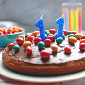 Spelt Flour Birthday Cake - Recipe photo by Healthy Epicurean
