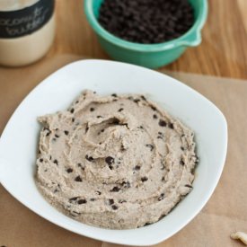 Raw Chocolate Chip Dough Dip - Recipe photo by purelytwins