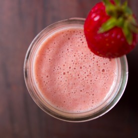 Vegan Strawberry Milk - Recipe photo by luminousvegans