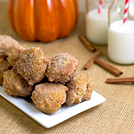 Easy Pumpkin Donuts - Recipe photo by The Midnight Baker
