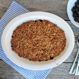 Blackberry, Apple and Maple Crumble - Recipe photo by deliciouslyella