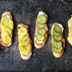 Summer Squash Crostini - Recipe photo by Kitchen Konfidence