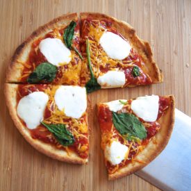 Easy Personal Flatbread Pizzas - Recipe photo by collegefoodgirl