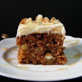 Apple Cardamom Cake with Quince - Recipe photo by TangoRaindrop