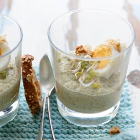 Goat’s Milk Cheese Zucchini Cream - Recipe photo by Somewhere Ove The Kitchen