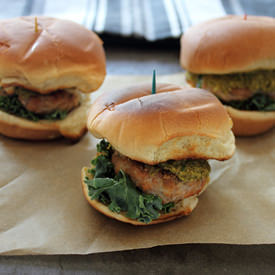 Mini Turkey Burgers - Recipe photo by HomeSkillet