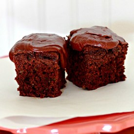 Zucchini Brownies with Frosting - Recipe photo by makinghomebase