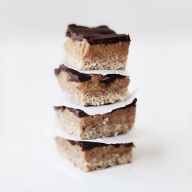 Raw Millionaire's Shortbread - Recipe photo by milkingalmonds
