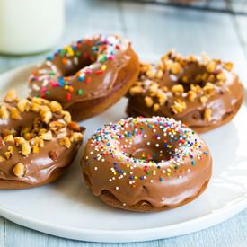 Baked Nutella Doughnuts - Recipe photo by cooking classy