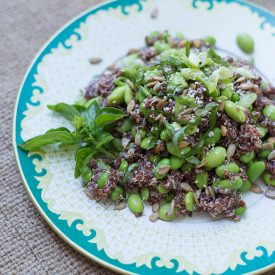 Quinoa Edamame Salad - Recipe photo by forestfeast