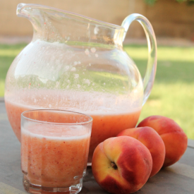Peach Lemonade Slush - Recipe photo by momendeavors