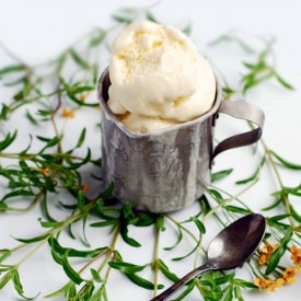 Buttermilk Lemon Verbena Ice Cream - Recipe photo by brooklynsupper