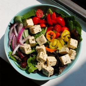 Vegan Greek Salad - Recipe photo by mollyeatsseitan