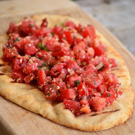 Simple Homemade Bruschetta - Recipe photo by Intimateweddings