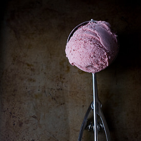 Drunken Cherry Ice Cream - Recipe photo by Savory Simple
