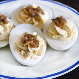 Sinless Deviled Eggs - Recipe photo by DailyBurn