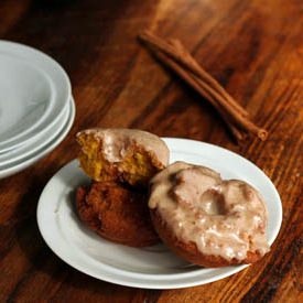 Pumpkin Spice Old-Fashioned Donuts - Recipe photo by mondaymorningdonut