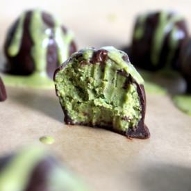 Pistachio Chocolate Truffles - Recipe photo by The Cookie Fairy