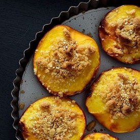 Nectarines with Crisp Topping - Recipe photo by jo.