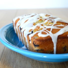 Lemon Blueberry Yogurt Loaf - Recipe photo by thefirstyearblog
