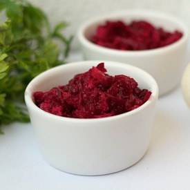 Horseradish with Beets - Recipe photo by asiapolak