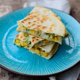 Quesadillas with Zucchini and Corn - Recipe photo by coconutandvanilla