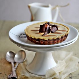 Salted Caramel Eggless Cheesecakes - Recipe photo by vindee