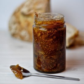 Fig and Date Jam with Pistachios - Recipe photo by pinch of spice