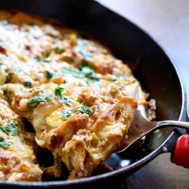 Verde Chicken Enchilada Pizza - Recipe photo by LifesAmbrosia