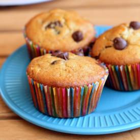 Banana Chocolate Chip Muffins - Recipe photo by bakerita