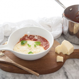 Wisconsin Fontina Polenta - Recipe photo by WisconsinCheese