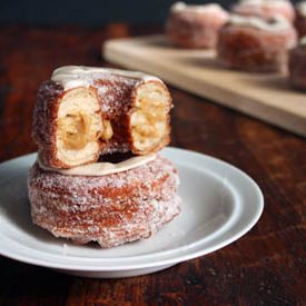 Pumpkin Maple Croissant Donuts - Recipe photo by mondaymorningdonut