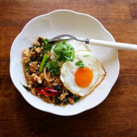 Stir-Fried Chicken With Holy Basil - Recipe photo by seasaltwithfood