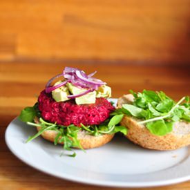 Beetroot Burgers - Recipe photo by SuppersFromScratch