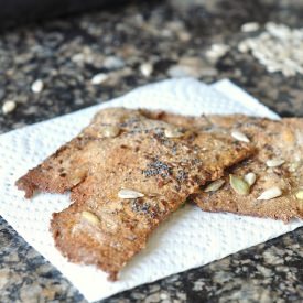 Seedy Rye Crispbread - Recipe photo by bitter baker
