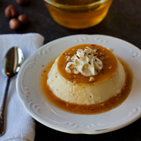 Hazelnut Flan - Recipe photo by PressureCookingToday