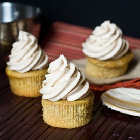 Apple Butter Buttercream Cupcakes - Recipe photo by tastesoflizzyt