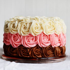 Original Neapolitan Rose Cake - Recipe photo by iambaker