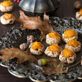 Amaranth Cookies with Pumpkin Jam - Recipe photo by cooking melangery
