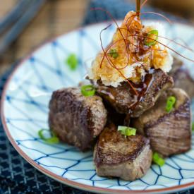 Saikoro Steak - Recipe photo by Just One Cookbook