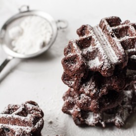 Belgian Brownie Waffles - Recipe photo by edibleASH