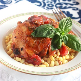 Roasted Chicken Thighs with Fennel - Recipe photo by cookingbride