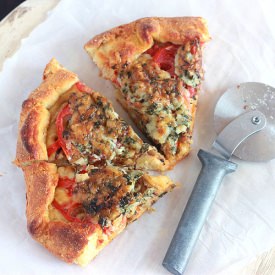 Heirloom Tomato and Cheese Pie - Recipe photo by cookingbride