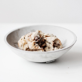 Ice Cream w/ Brownie & Caramel - Recipe photo by milkingalmonds